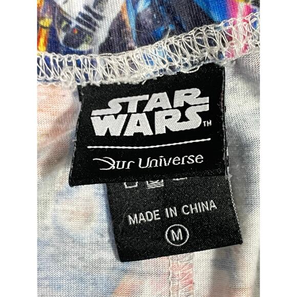 Star Wars Our Universe Lounge Pants Size M Galactic Print Sleepwear - Picture 2 of 9
